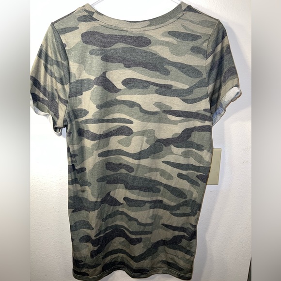 CAMO CUFFED SLIM FIT TEE - Picture 6 of 8